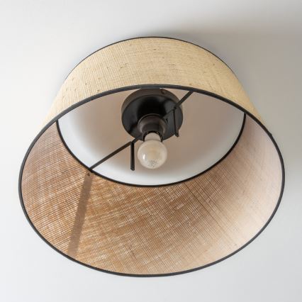Brilagi - Lámpara LED de techo de superficie CERIA 1xE27/40W/230V Ø 50 cm beige