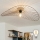 Brilagi - Lámpara LED de techo de superficie CERIA WIRE 1xE27/40W/230V 60x80 cm bronce/roble