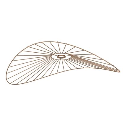 Brilagi - Lámpara LED de techo de superficie CERIA WIRE 1xE27/40W/230V 60x80 cm bronce/roble
