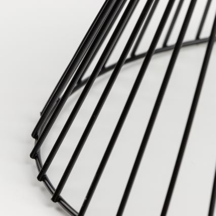 Brilagi - Lámpara LED de techo de superficie CERIA WIRE 1xE27/40W/230V Ø 30 cm negro/roble