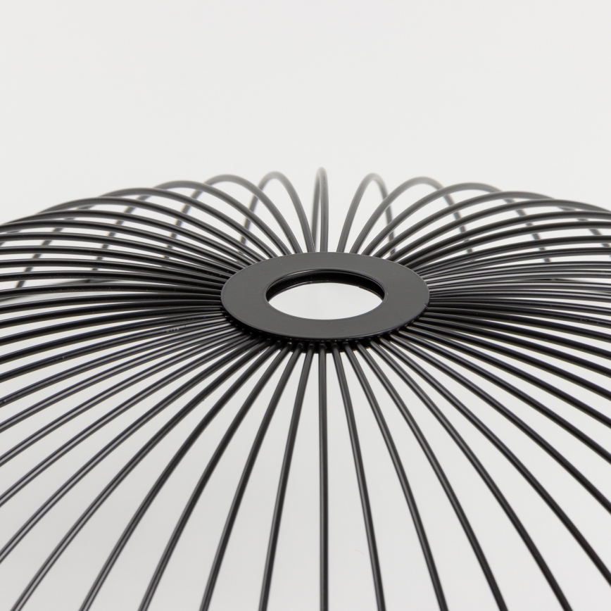 Brilagi - Lámpara LED de techo de superficie CERIA WIRE 1xE27/40W/230V Ø 60 cm negra/roble
