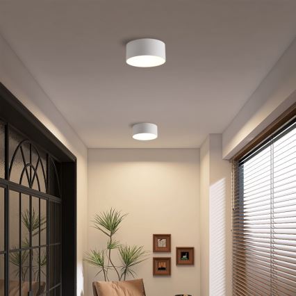Brilagi - Lámpara LED de techo para baño FORIS LED/20W/230V Ø 15 cm blanca IP44