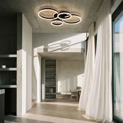 BRILAGI - Lámpara de techo LED regulable ORBITS LED/49W/230V 3000-6000K + mando a distancia