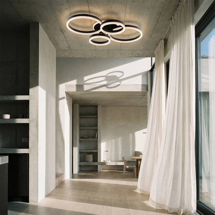 BRILAGI - Lámpara de techo LED regulable ORBITS LED/49W/230V 3000-6000K + mando a distancia