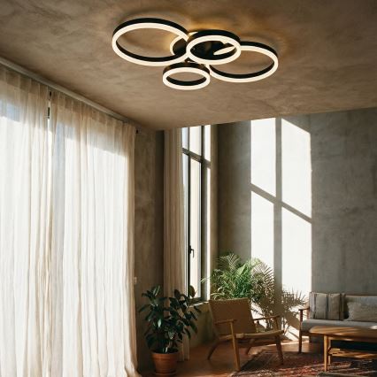 BRILAGI - Lámpara de techo LED regulable ORBITS LED/49W/230V 3000-6000K + mando a distancia