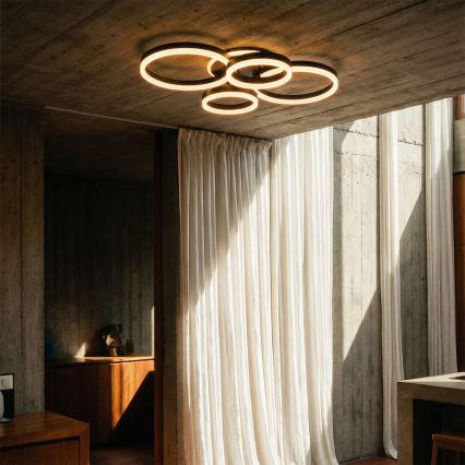 BRILAGI - Lámpara de techo LED regulable ORBITS LED/49W/230V 3000-6000K + mando a distancia