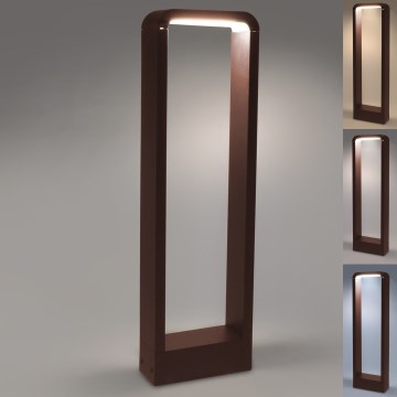 Brilagi - Lámpara LED exterior BARI LED/7W/230V 3000/4000/6000K marrón IP54 50 cm
