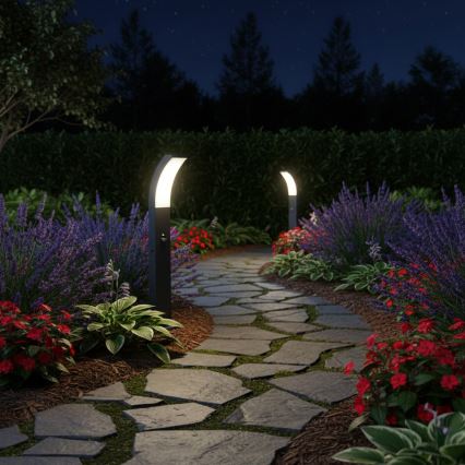 Brilagi - Lámpara LED exterior con sensor ARCELO LED/9W/230V 50 cm IP44