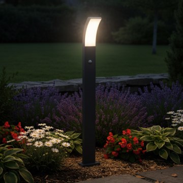 Brilagi - Lámpara LED exterior con sensor ARCELO LED/9W/230V 80 cm IP44