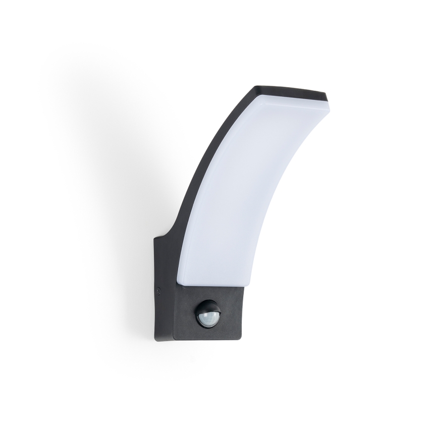 Brilagi - Lámpara de pared LED para exterior con sensor ARCELO LED/9W/230V IP44