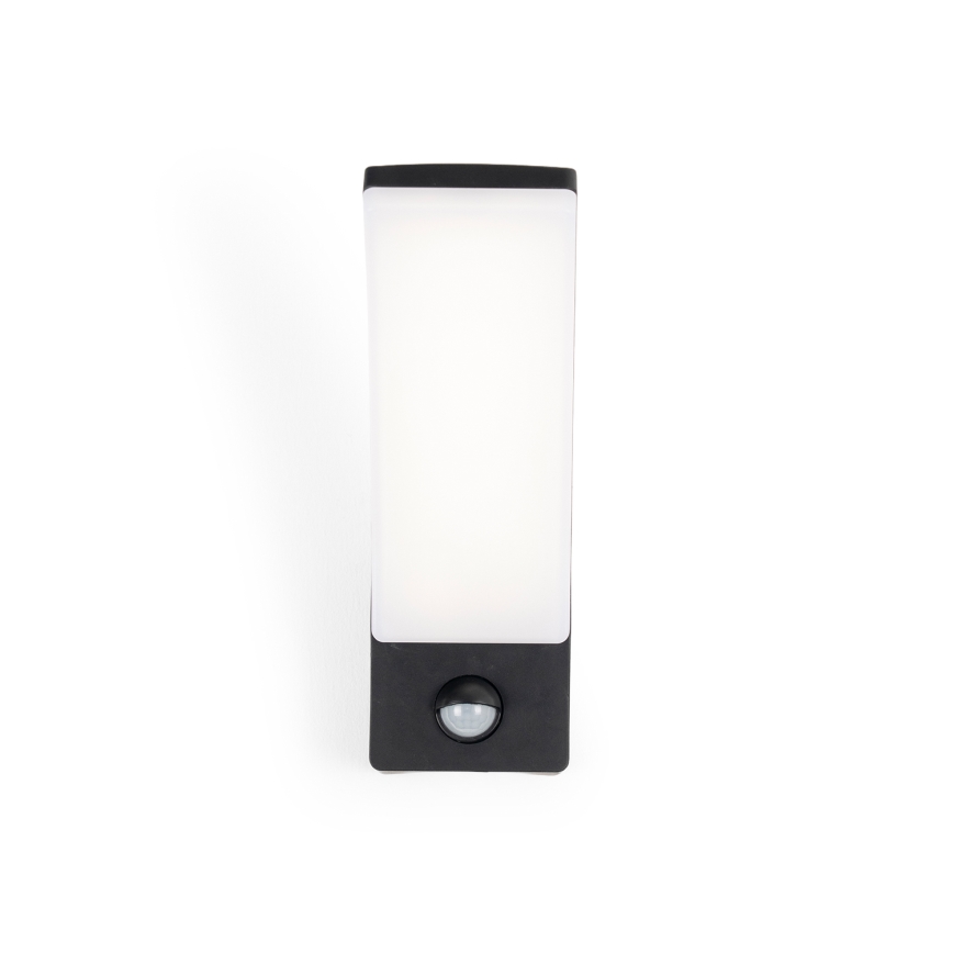 Brilagi - Lámpara de pared LED para exterior con sensor ARCELO LED/9W/230V IP44