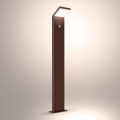 Brilagi - Lámpara LED exterior con sensor RIANO LED/8W/230V, marrón, IP65, 80 cm