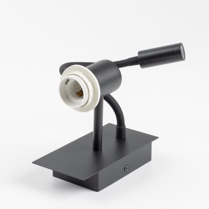 BRILAGI - LED Lámpara de pared infantil flexible BOBO 1xE27/25W/230V + LED/3W negro/blanco/azul/ositos