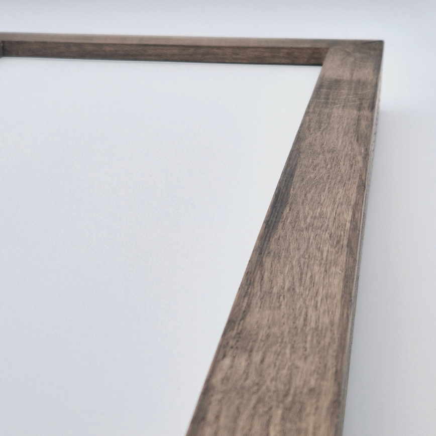Brilagi - Lámpara de techo LED para baño WOODY FRAME LED/40W/230V 120x30 cm IP44 acabado roble nogal