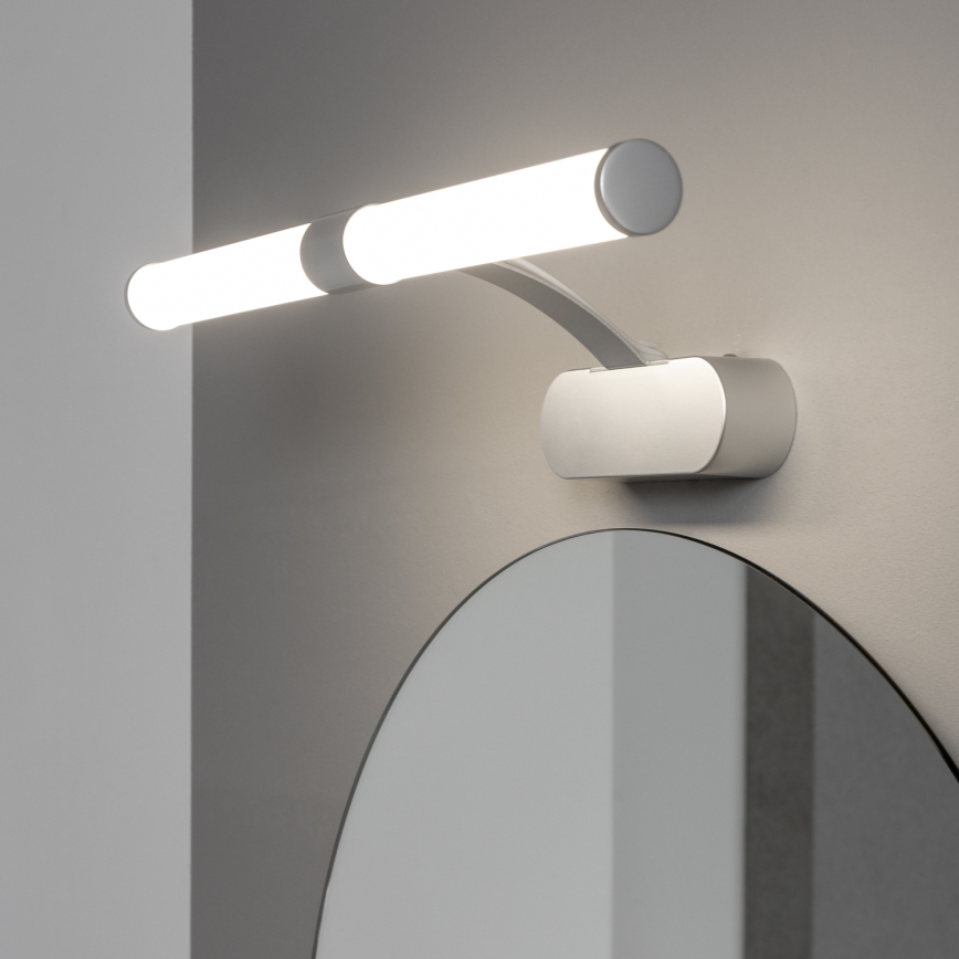 Brilagi - Luz LED 2 en 1 para espejo de baño TUBEO LED/6W/230V 40 cm IP44 color plata