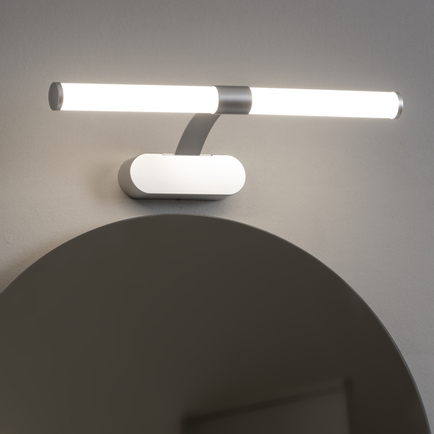 Brilagi - Luz LED 2 en 1 para espejo de baño TUBEO LED/6W/230V 40 cm IP44 color plata