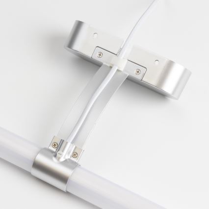 Brilagi - Luz LED 2 en 1 para espejo de baño TUBEO LED/6W/230V 40 cm IP44 color plata