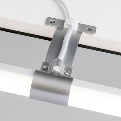 Brilagi - Luz LED 2 en 1 para espejo de baño TUBEO LED/6W/230V 40 cm IP44 color plata