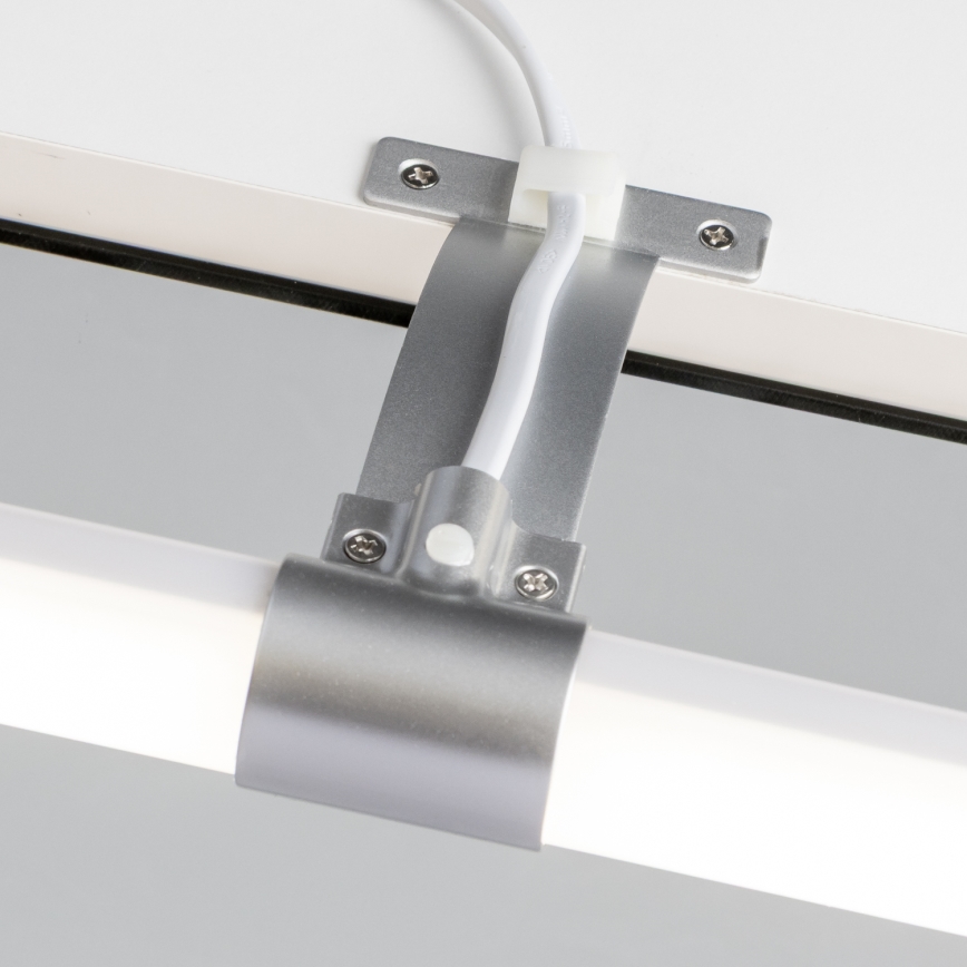 Brilagi - Luz LED 2 en 1 para espejo de baño TUBEO LED/6W/230V 40 cm IP44 color plata