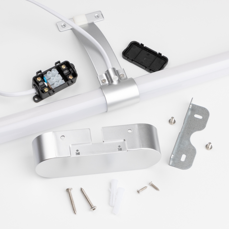 Brilagi - Luz LED 2 en 1 para espejo de baño TUBEO LED/6W/230V 40 cm IP44 color plata
