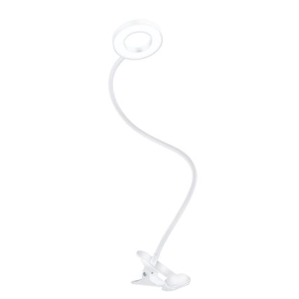 Brilagi - Lámpara LED regulable con pinza ORBELA LED/8W/5V 3000/4000/5000K blanca