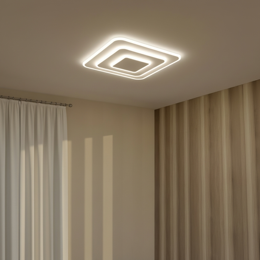 Brilagi - Luminaria de techo LED regulable MODERN LED/72W/230V 3000-6000K 46,6x46,6 cm + mando a distancia