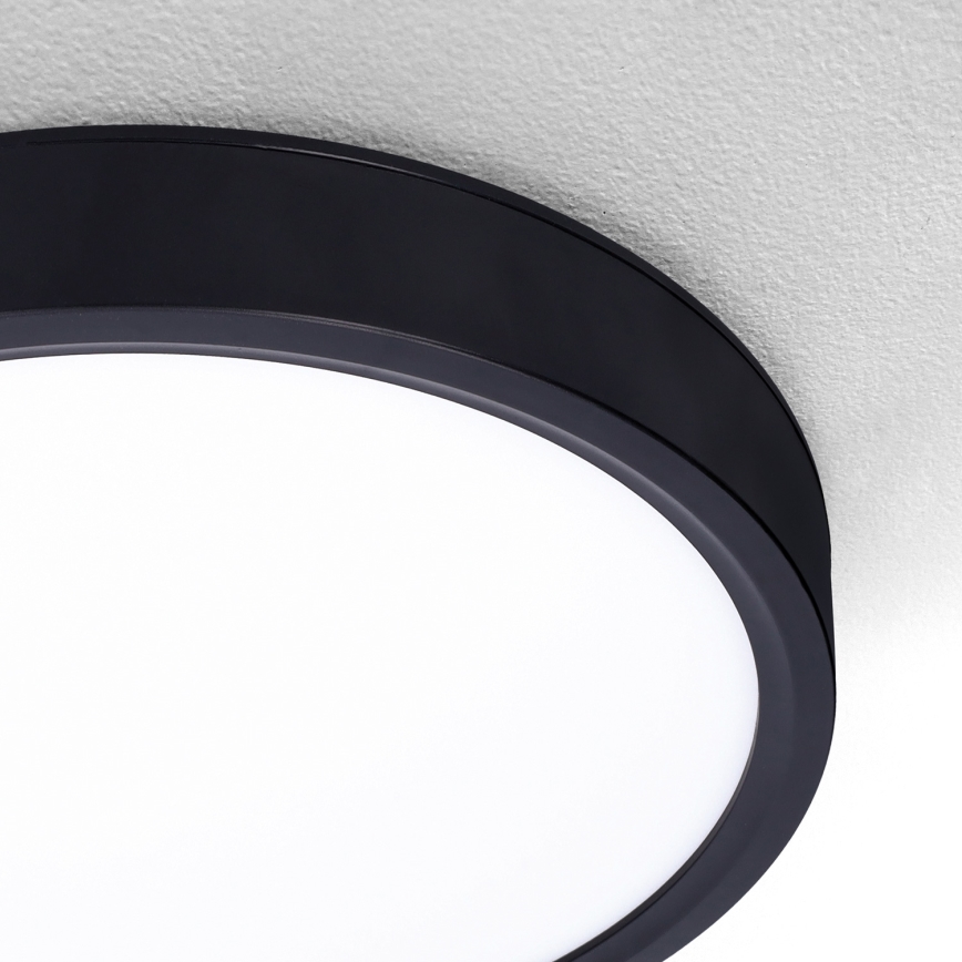 Brilagi - Plafón LED regulable ESTELA LED/36W/230V 3000-6500K ø 30 cm negro + control remoto