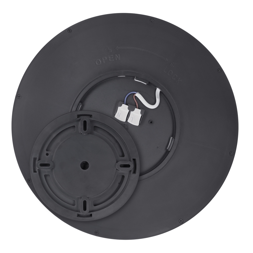 Brilagi - Plafón LED regulable ESTELA LED/36W/230V 3000-6500K ø 30 cm negro + control remoto