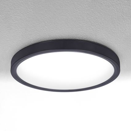 Brilagi - Plafón LED regulable ESTELA LED/48W/230V 3000-6500K ø 40 cm negro + control remoto