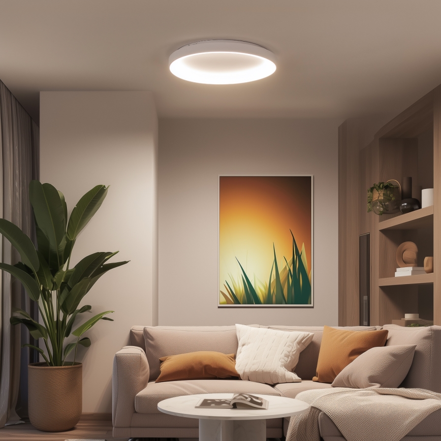 Brilagi - Lámpara de techo LED regulable FALCON II LED/108W/230V 3000-6500K Ø 80 cm blanca + mando a distancia