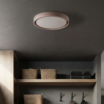 Brilagi - Lámpara de techo LED regulable MATTEO LED/48W/230V 3000-6500K diámetro 41 cm taupe + mando a distancia