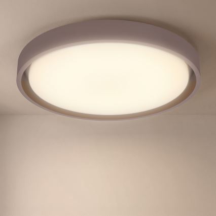 Brilagi - Lámpara de techo LED regulable MATTEO LED/48W/230V 3000-6500K diámetro 41 cm taupe + mando a distancia