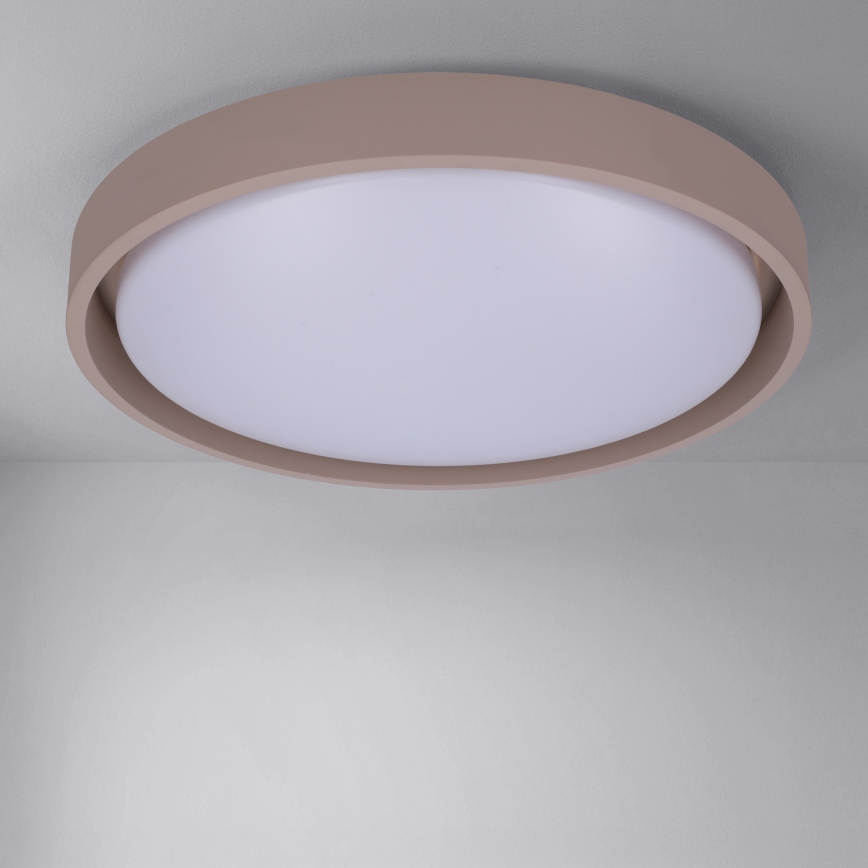 Brilagi - Lámpara de techo LED regulable MATTEO LED/48W/230V 3000-6500K diámetro 41 cm taupe + mando a distancia
