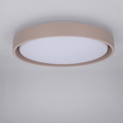 Brilagi - Lámpara de techo LED regulable MATTEO LED/48W/230V 3000-6500K diámetro 41 cm taupe + mando a distancia