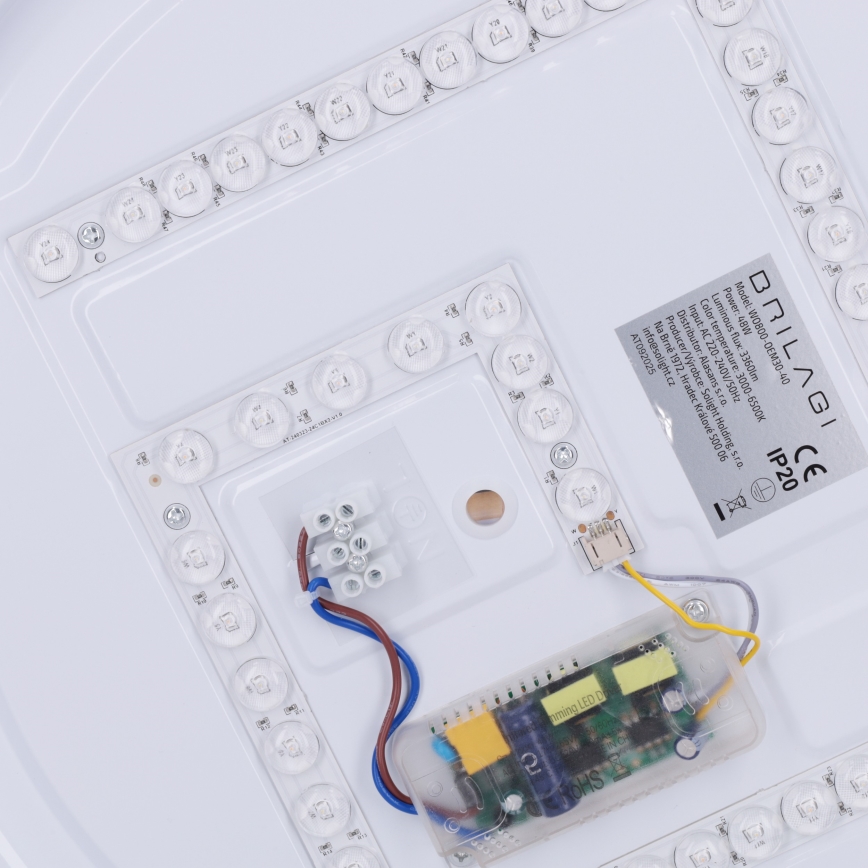 Brilagi - Lámpara de techo LED regulable MATTEO LED/48W/230V 3000-6500K diámetro 41 cm taupe + mando a distancia