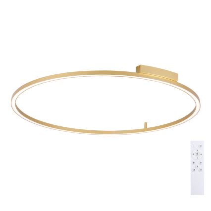 Brilagi - Lámpara de techo LED regulable PORTOFINO LED/85W/230V 3000-6000K Ø 120 cm en dorado + mando a distancia