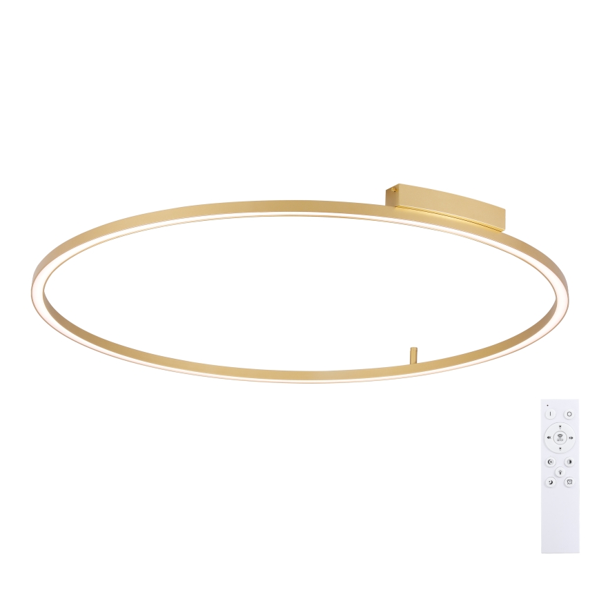 Brilagi - Lámpara de techo LED regulable PORTOFINO LED/85W/230V 3000-6000K Ø 120 cm en dorado + mando a distancia