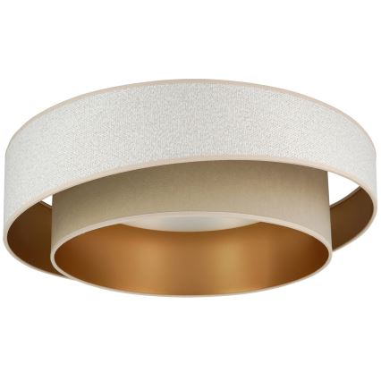 Brilagi - Plafón LED regulable VEGAS SHINE LED/24W/230V diá. 60 cm 3000/4000/6500K color crema/beige + control remoto