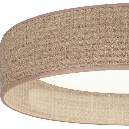 Brilagi - Plafón LED regulable VELVET SMARTIX LED/36W/230V 3000-6000K Ø 55 cm beige Wi-Fi Tuya Beacon + mando a distancia