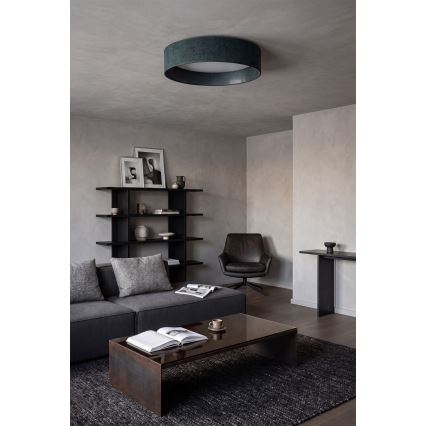 Brilagi - Luminaria de techo LED regulable VELVET SMART VARI LED/24W/230V 3000-6500K diámetro 45 cm verde + mando a distancia