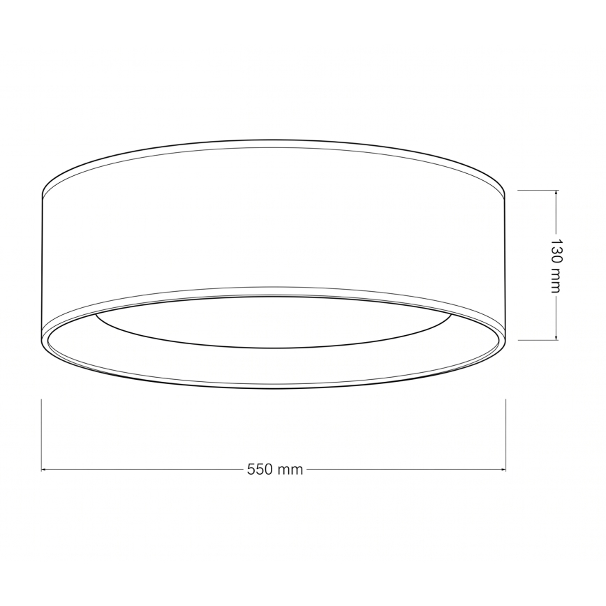 Brilagi - Lámpara de techo LED regulable VELVET SMART VARI LED/36W/230V 3000-6500K Ø 55 cm verde + mando a distancia