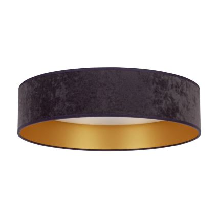 BRILAGI - Plafón LED regulable VELVET SMART LED/24W/230V d. 45 cm 2700-6500K Wi-Fi Tuya gris/oro + mando a distancia