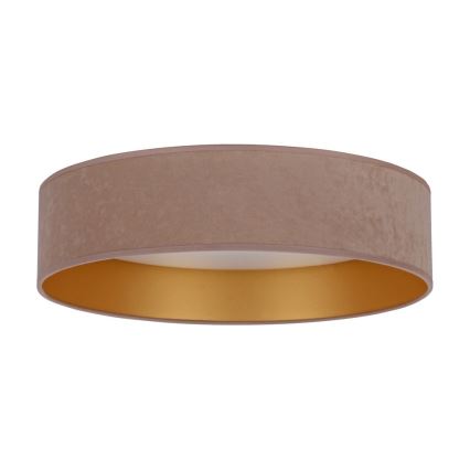 Brilagi - Lámpara de techo LED regulable VELVET SMART LED/36W/230V Ø 55 cm 2700-6500K Wi-Fi Tuya beige/dorado + mando a distancia