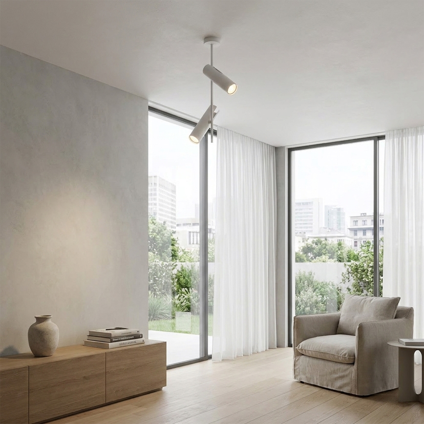 BRILAGI - Lámpara LED RGBW regulable en varilla BRANCH 2xGU10/6,5W/230V 2700-6500K blanca