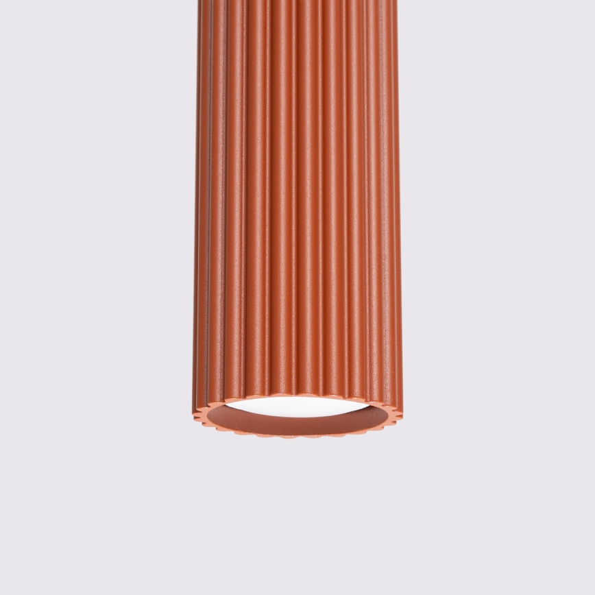 Brilagi - Lámpara LED suspendida por cable CRESTO 1xGU10/10W/230V roja