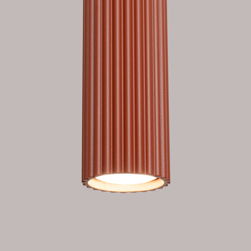 Brilagi - Lámpara LED suspendida por cable CRESTO 1xGU10/10W/230V roja