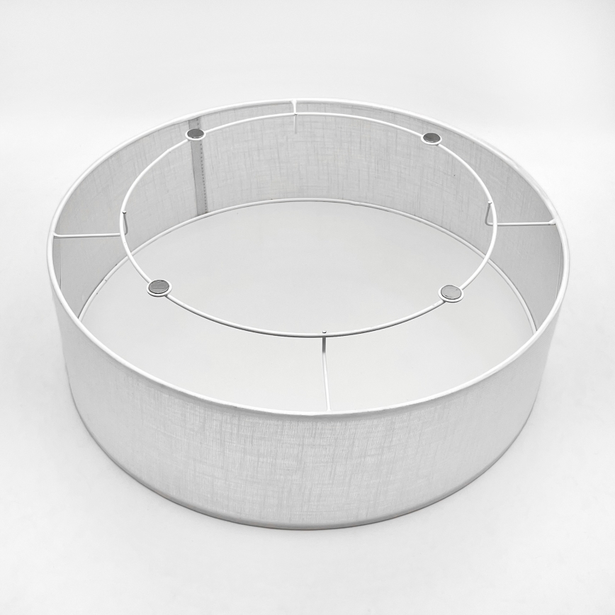Brilagi - Lámpara de techo LED BELLADONNA 2xE27/15W/230V diámetro 40 cm blanco/roble nogal