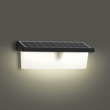 Brilagi - Lámpara solar de pared LED con sensor SUN RAY LED/6W/3,7V 2200 mAh IP44