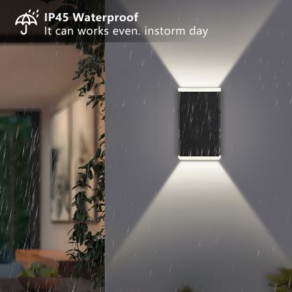 Brilagi - Lámpara de pared solar LED SUN GUARD LED/2W/3,7V 2000 mAh IP45