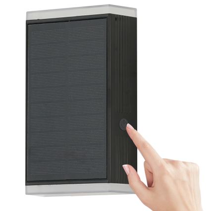 Brilagi - Lámpara de pared solar LED SUN GUARD LED/2W/3,7V 2000 mAh IP45